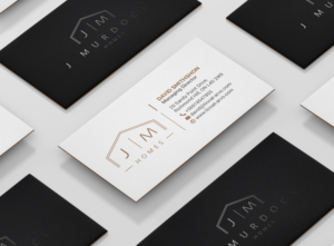 Diseño de Tarjeta de Presentación por R.design para J Murdock Homes | Diseño: #28073592