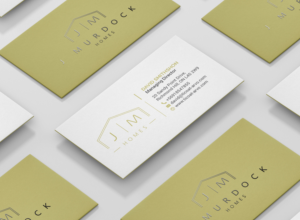 Diseño de Tarjeta de Presentación por R.design para J Murdock Homes | Diseño: #28073596