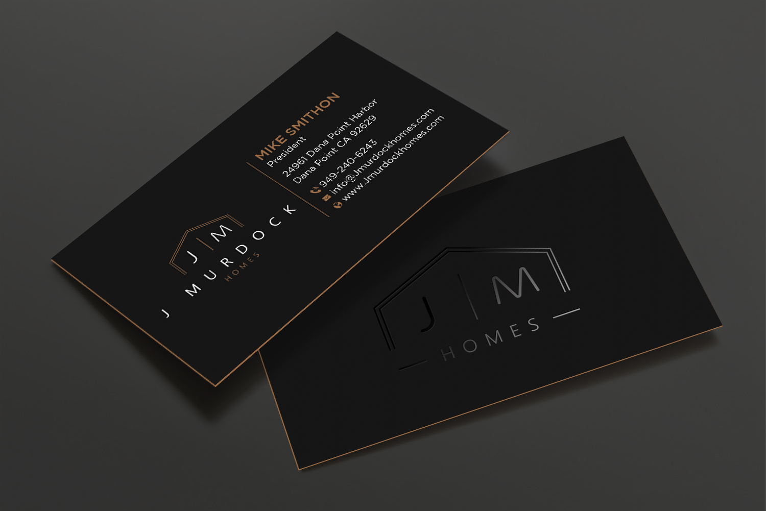 Diseño de Tarjeta de Presentación por DesignShout para J Murdock Homes | Diseño #28061384