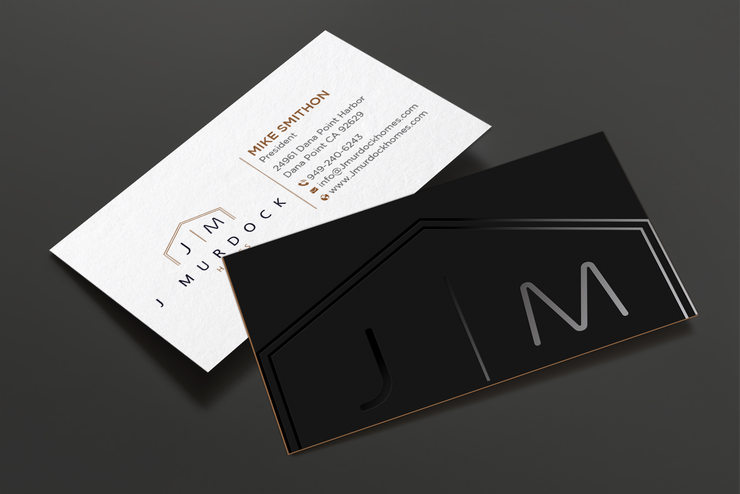 Diseño de Tarjeta de Presentación por DesignShout para J Murdock Homes | Diseño #28061414