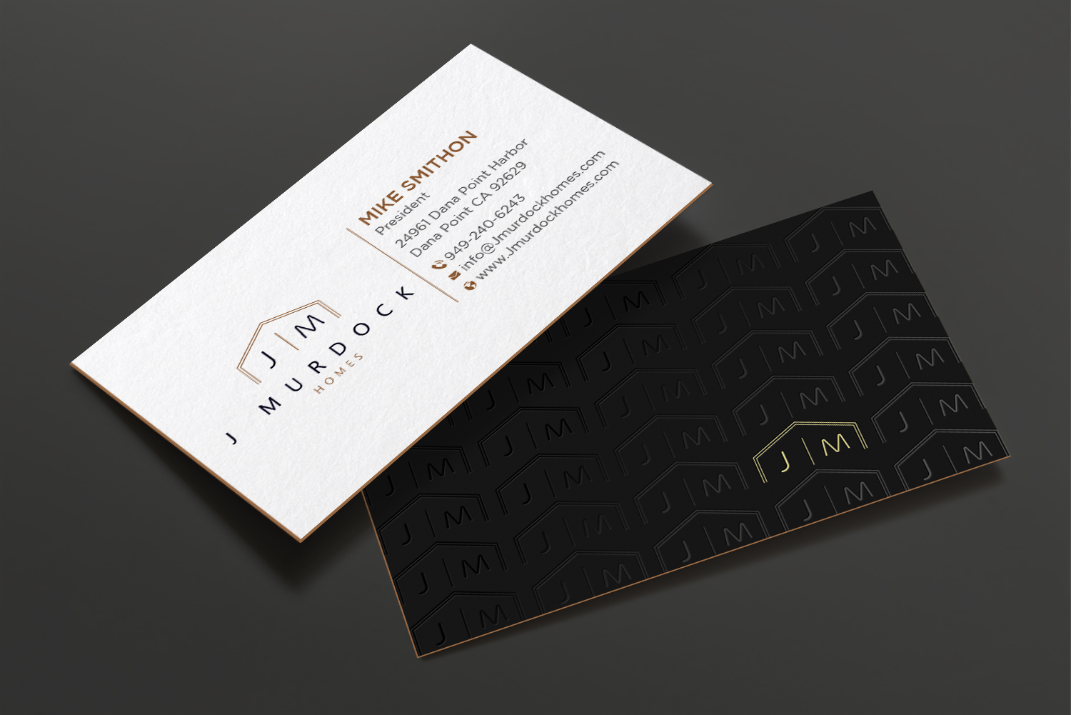 Diseño de Tarjeta de Presentación por DesignShout para J Murdock Homes | Diseño #28061450