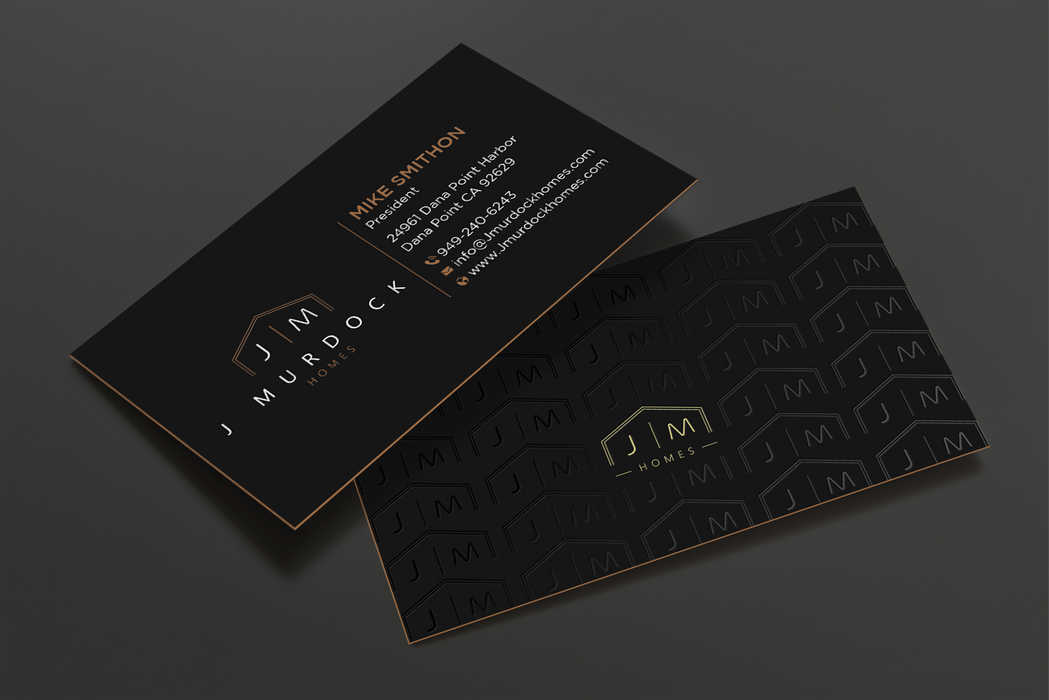Diseño de Tarjeta de Presentación por DesignShout para J Murdock Homes | Diseño #28061451