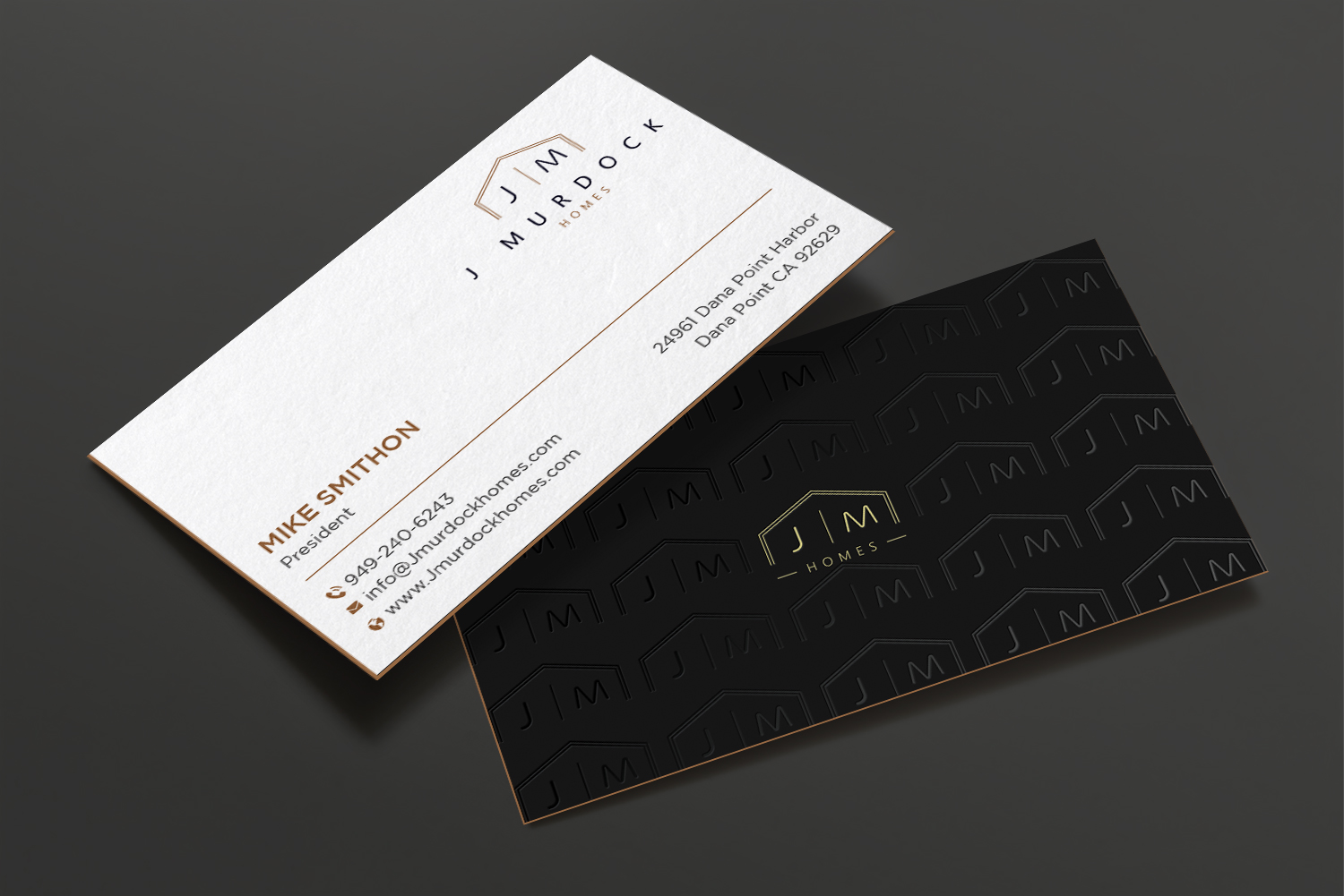 Business Card Design by DesignShout for J Murdock Homes | Design #28061529
