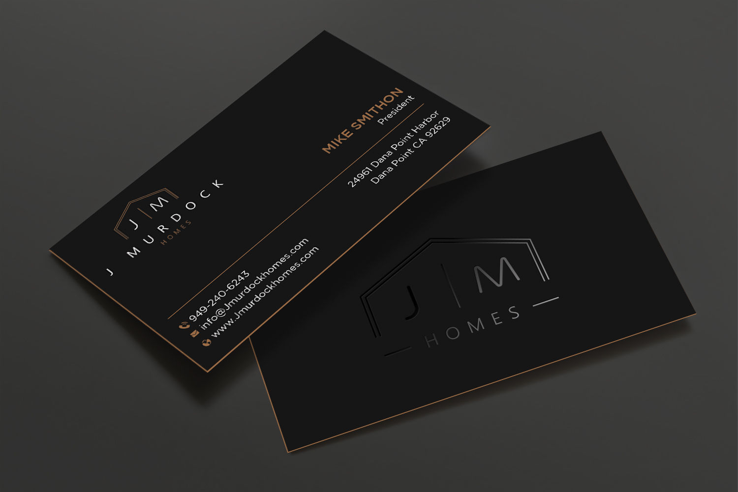 Diseño de Tarjeta de Presentación por DesignShout para J Murdock Homes | Diseño #28061530