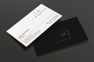 Diseño de Tarjeta de Presentación por DesignShout para J Murdock Homes | Diseño: #28061531