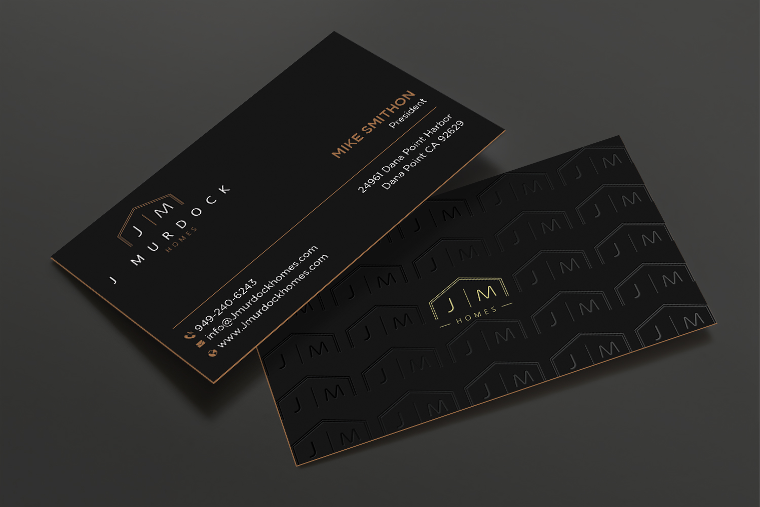 Business Card Design by DesignShout for J Murdock Homes | Design #28061532