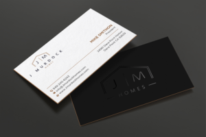 Diseño de Tarjeta de Presentación por DesignShout para J Murdock Homes | Diseño: #28061543