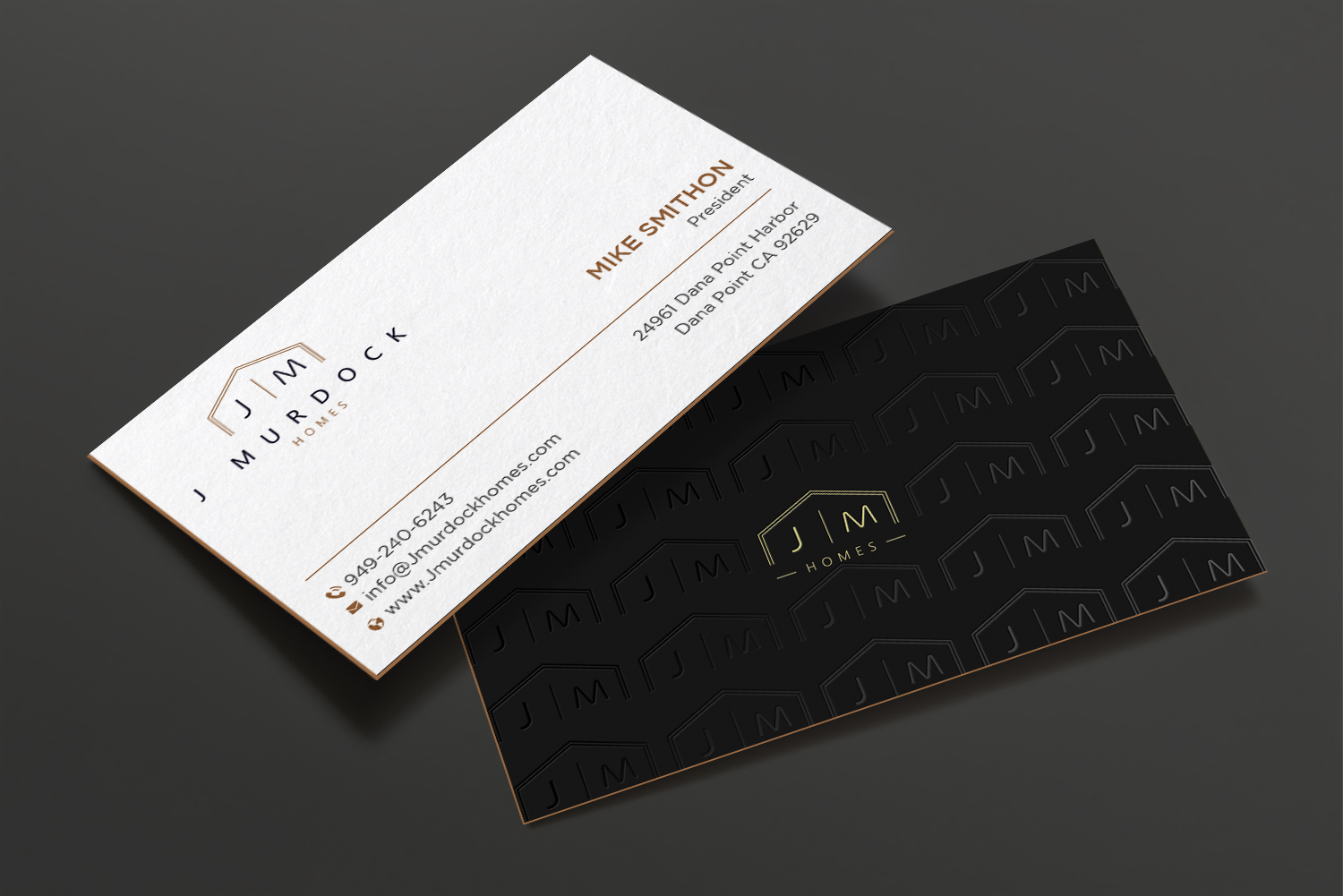 Business Card Design by DesignShout for J Murdock Homes | Design #28061544