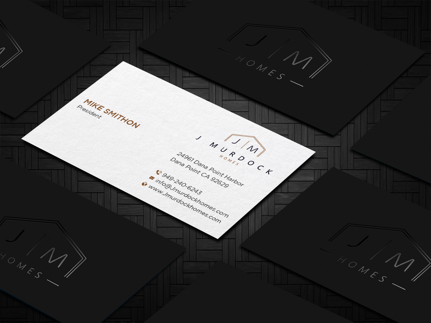 Business Card Design by DesignShout for J Murdock Homes | Design #28061563