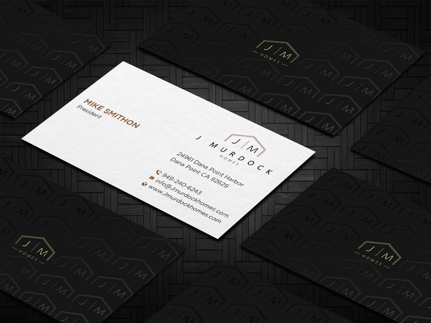 Diseño de Tarjeta de Presentación por DesignShout para J Murdock Homes | Diseño #28061564