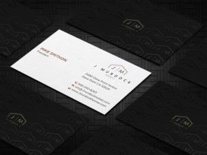 Diseño de Tarjeta de Presentación por DesignShout para J Murdock Homes | Diseño: #28061564