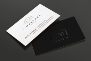 Diseño de Tarjeta de Presentación por DesignShout para J Murdock Homes | Diseño: #28061583