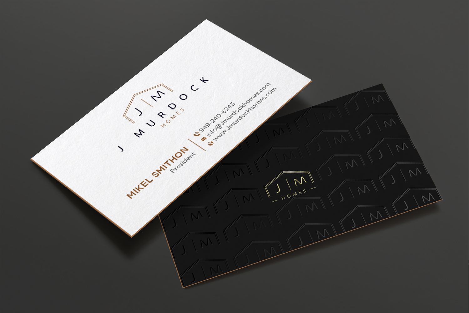 Diseño de Tarjeta de Presentación por DesignShout para J Murdock Homes | Diseño #28061584