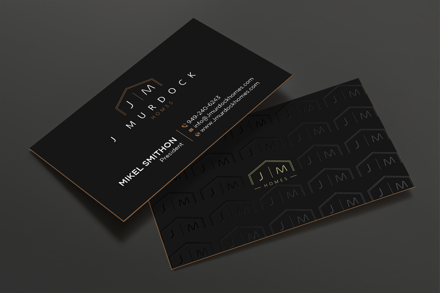 Diseño de Tarjeta de Presentación por DesignShout para J Murdock Homes | Diseño #28061593