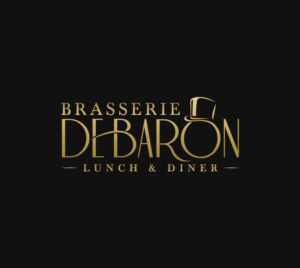 (main line) Brasserie De Baron (subline) Lunch & Diner | Design de Logo par anico