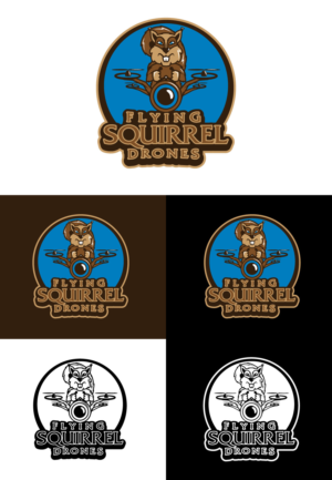 Logo Design by SpaGGy for Flying Squirrel Drones | Design: #28104809