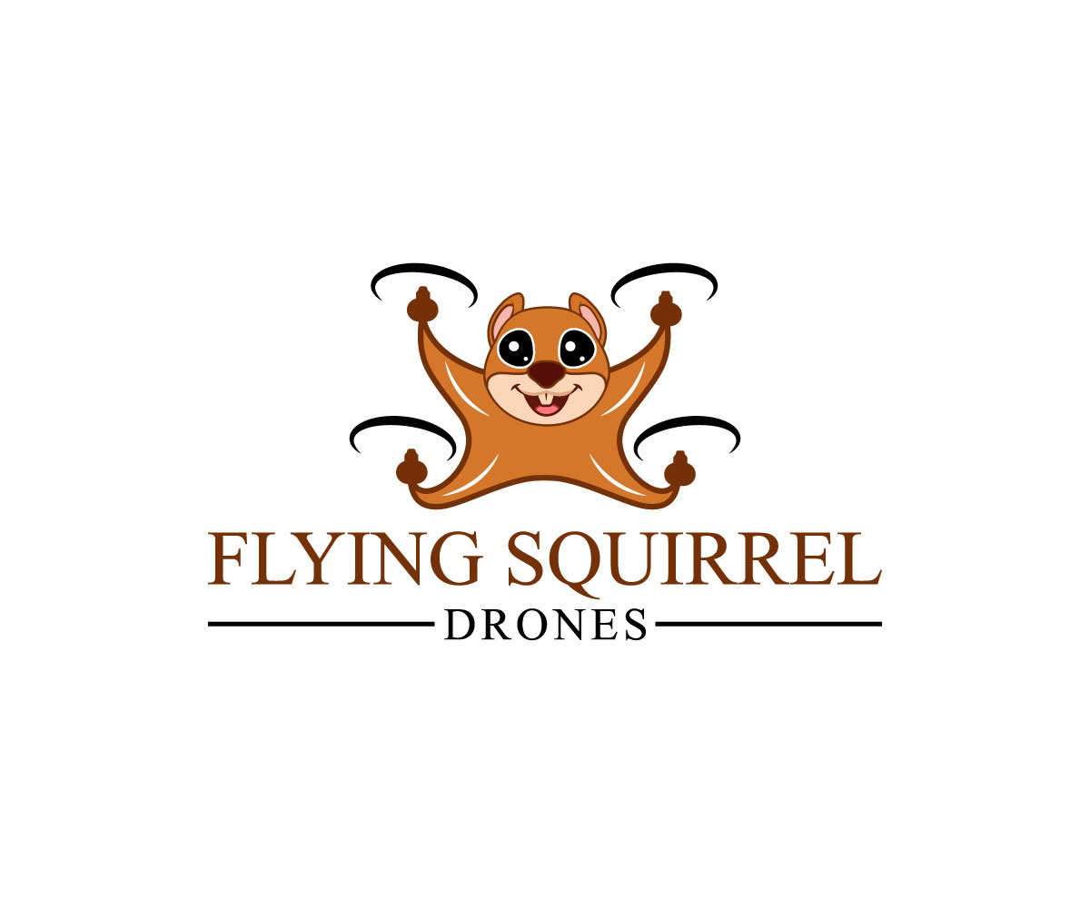 Logo Design by Gemi Desinger for Flying Squirrel Drones | Design #28118372