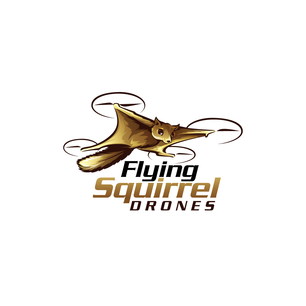 Logo Design by prodesigns99 for Flying Squirrel Drones | Design #28063600