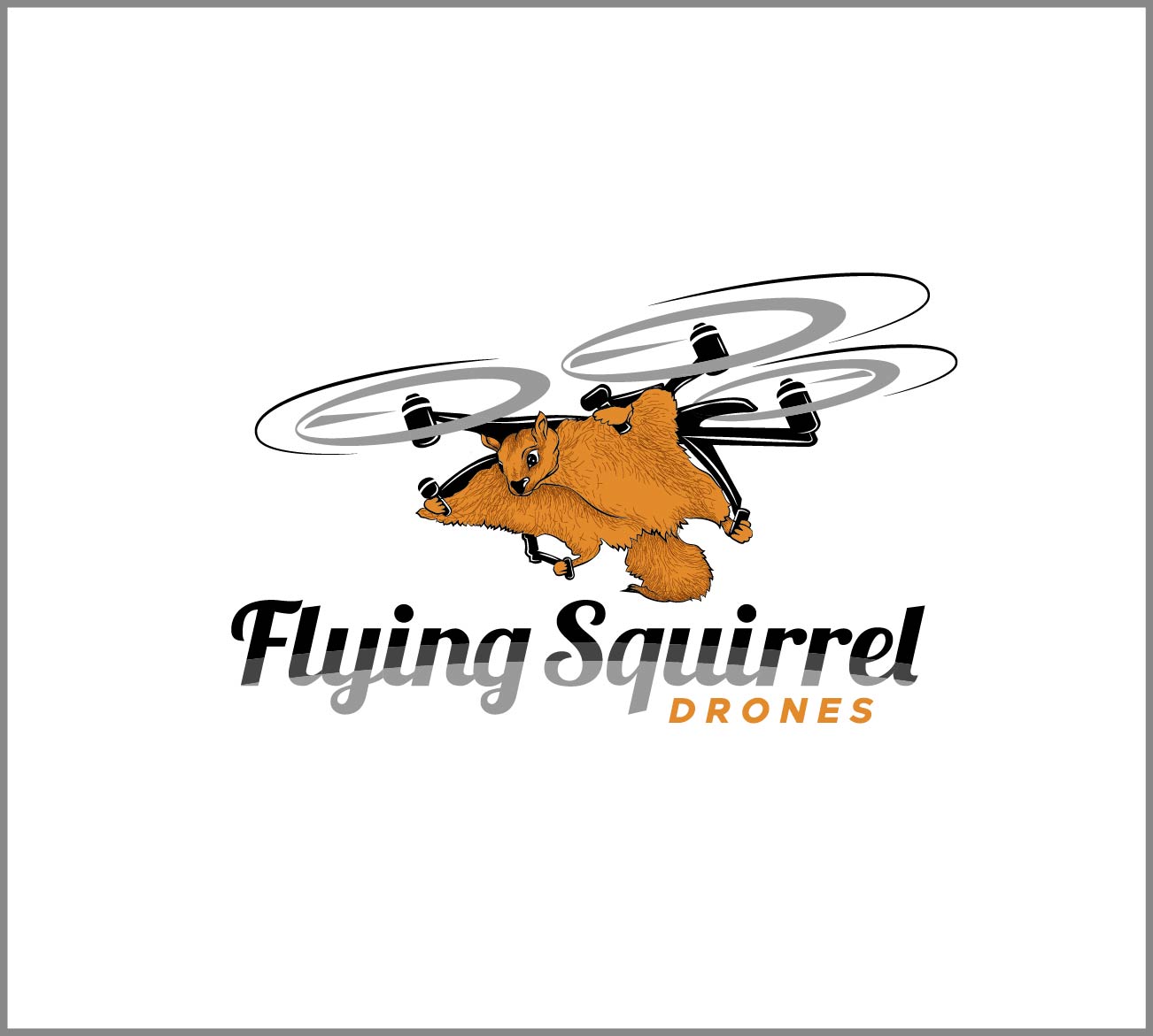 Logo Design by opieq for Flying Squirrel Drones | Design #28071303