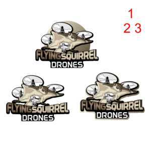 Logo Design by dmoeksa for Flying Squirrel Drones | Design: #28065427