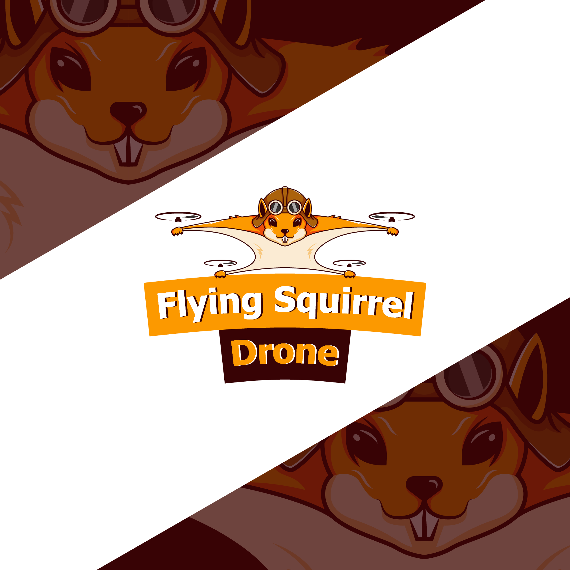 Logo Design by wahyu azizi for Flying Squirrel Drones | Design #28069613