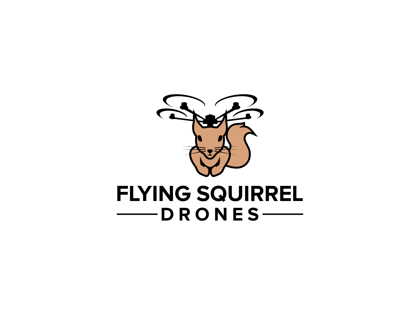 Logo Design by BNdesigner for Flying Squirrel Drones | Design #28069801