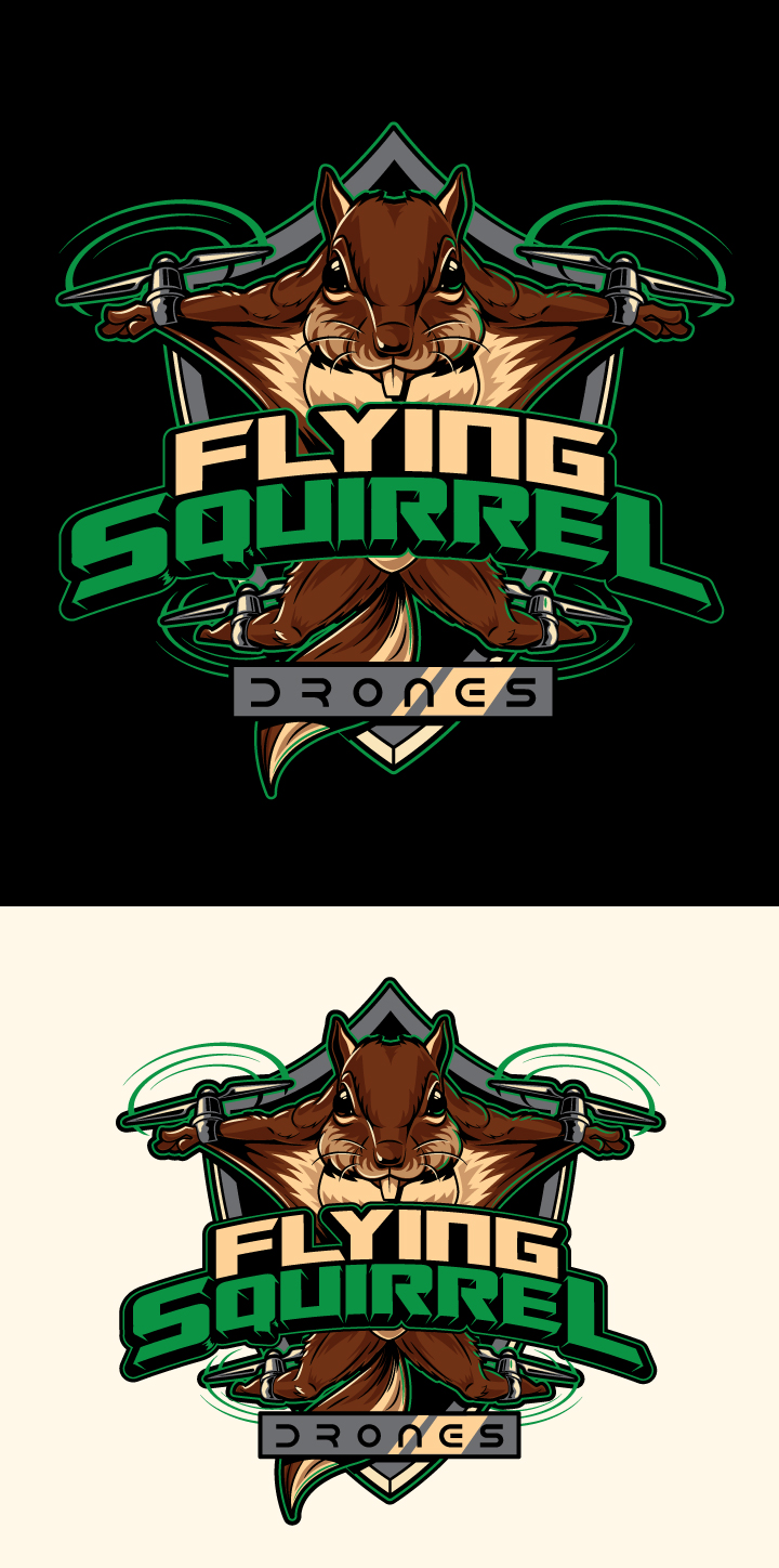 Logo Design by ally designs for Flying Squirrel Drones | Design #28099988