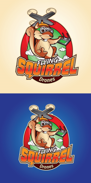 Logo Design by ally designs for Flying Squirrel Drones | Design: #28099989