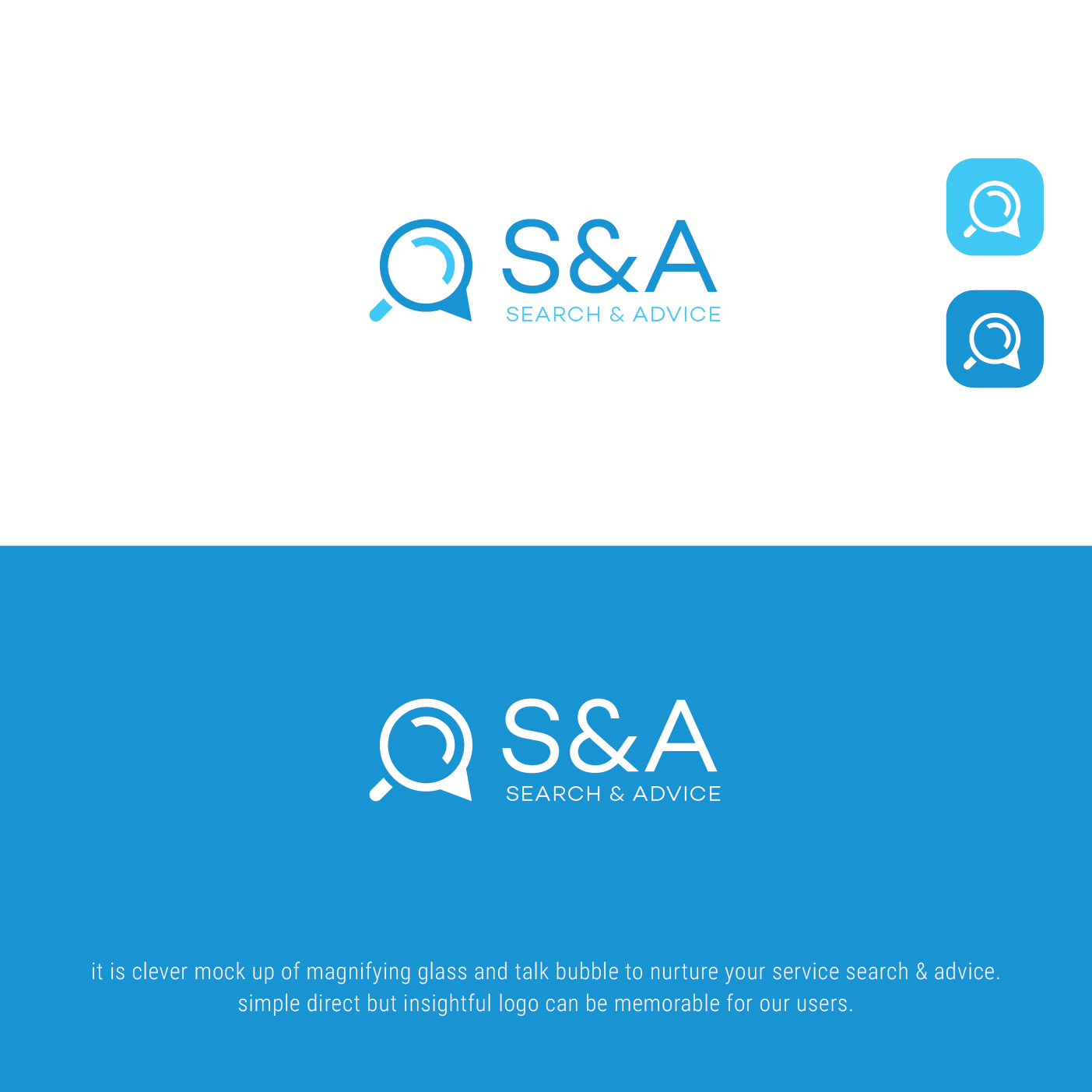 Logo Design by nandkumar for Search & Advice S.L. | Design #28073609
