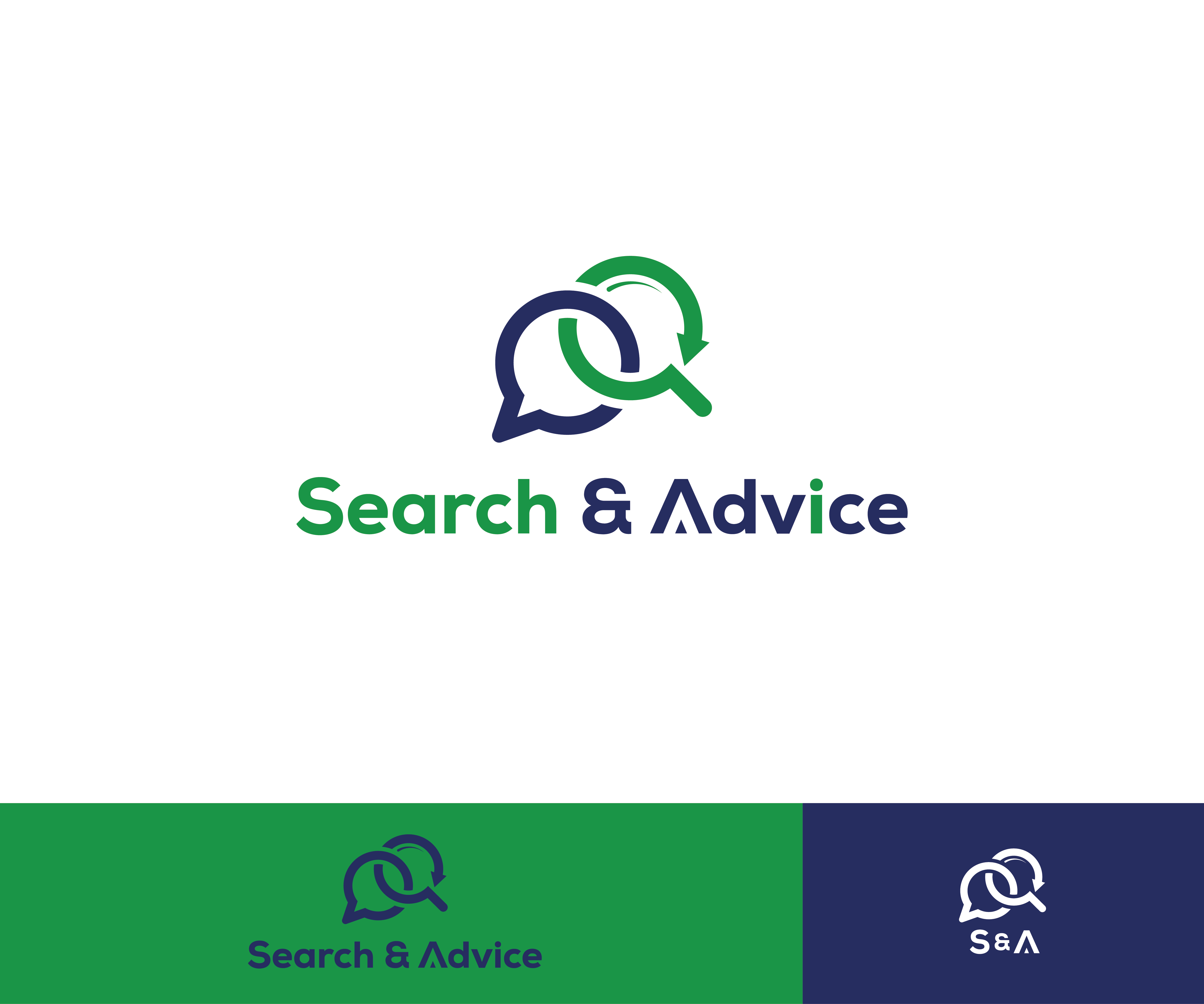 Logo Design by N M Designs for Search & Advice S.L. | Design #28103580