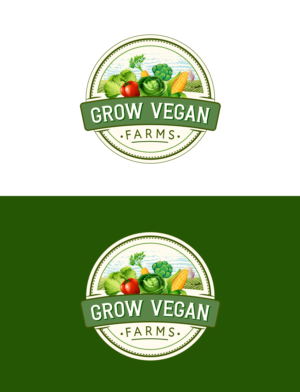 Logo Design by Idea Master Plus for Grow Vegan Farms | Design #28077514