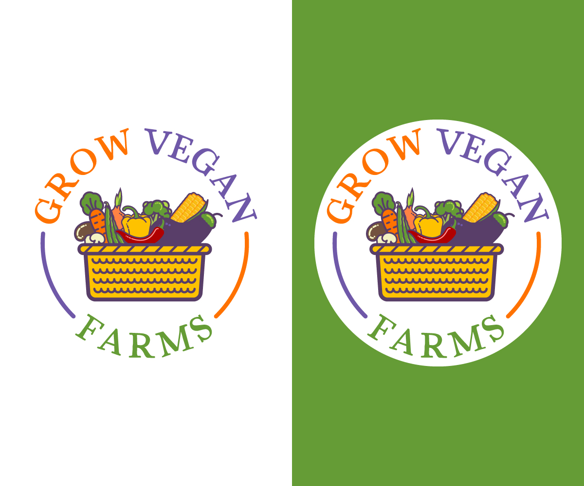 Logo Design by ACK Design for Grow Vegan Farms | Design #28075518
