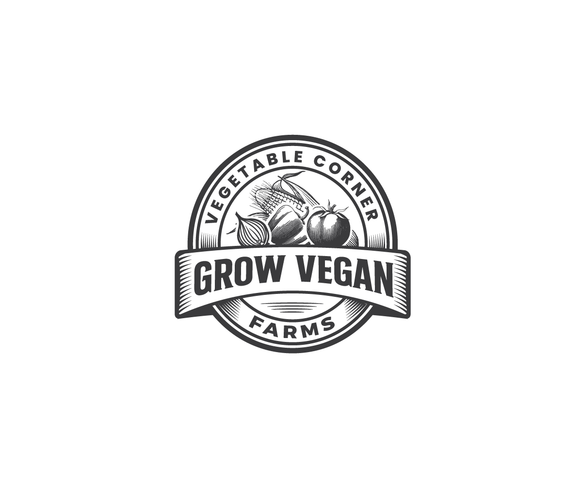 Logo Design by Ena for Grow Vegan Farms | Design #28102700