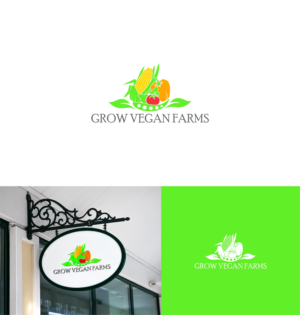 Logo Design by Joenet Jayawarna for Grow Vegan Farms | Design #28101897