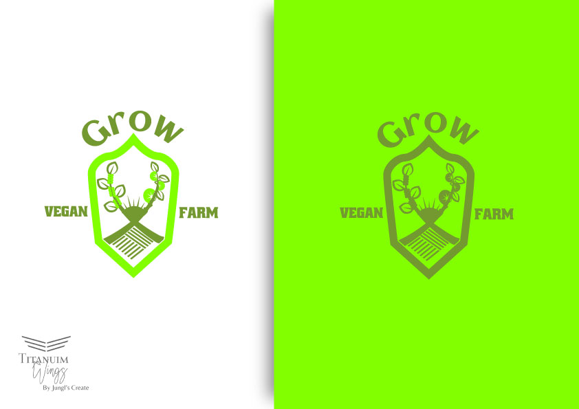 Design de Logo par titanium wings pour Grow Vegan Farms | Design #28071873