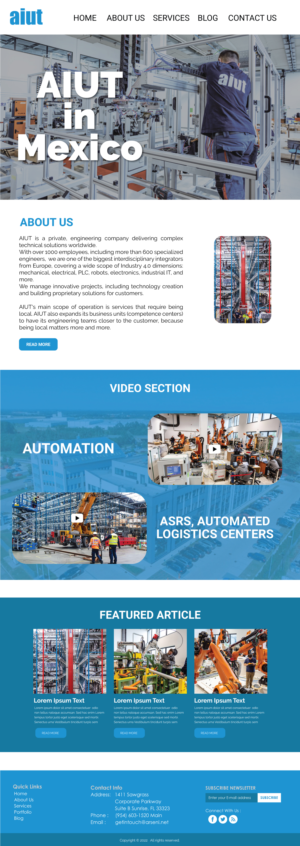 Design de Page d'Accueil par I P Design pour ce projet | Design : #28155392