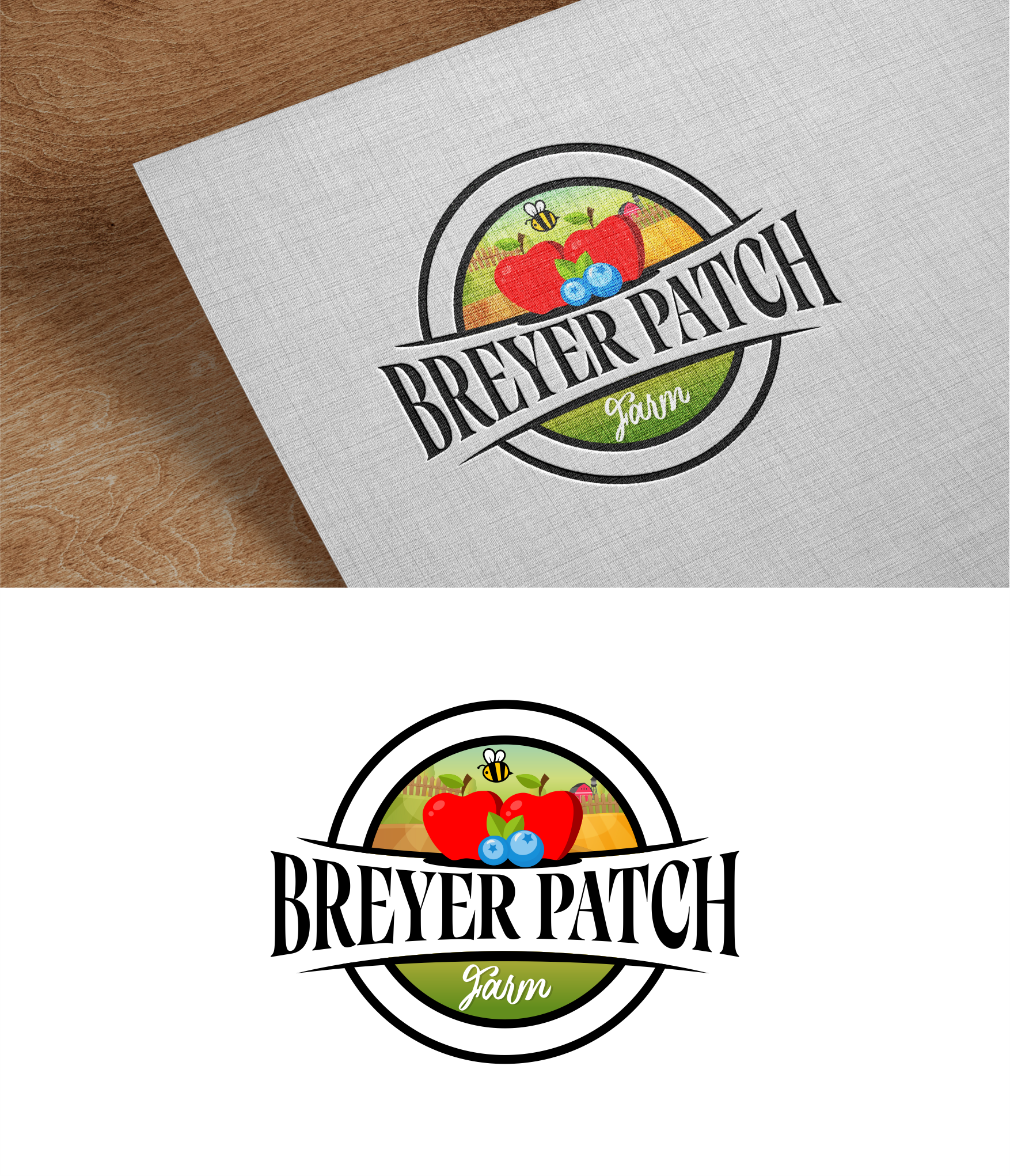 Logo-Design von Jose Loaiza für Breyer Patch Farm | Design #28067546