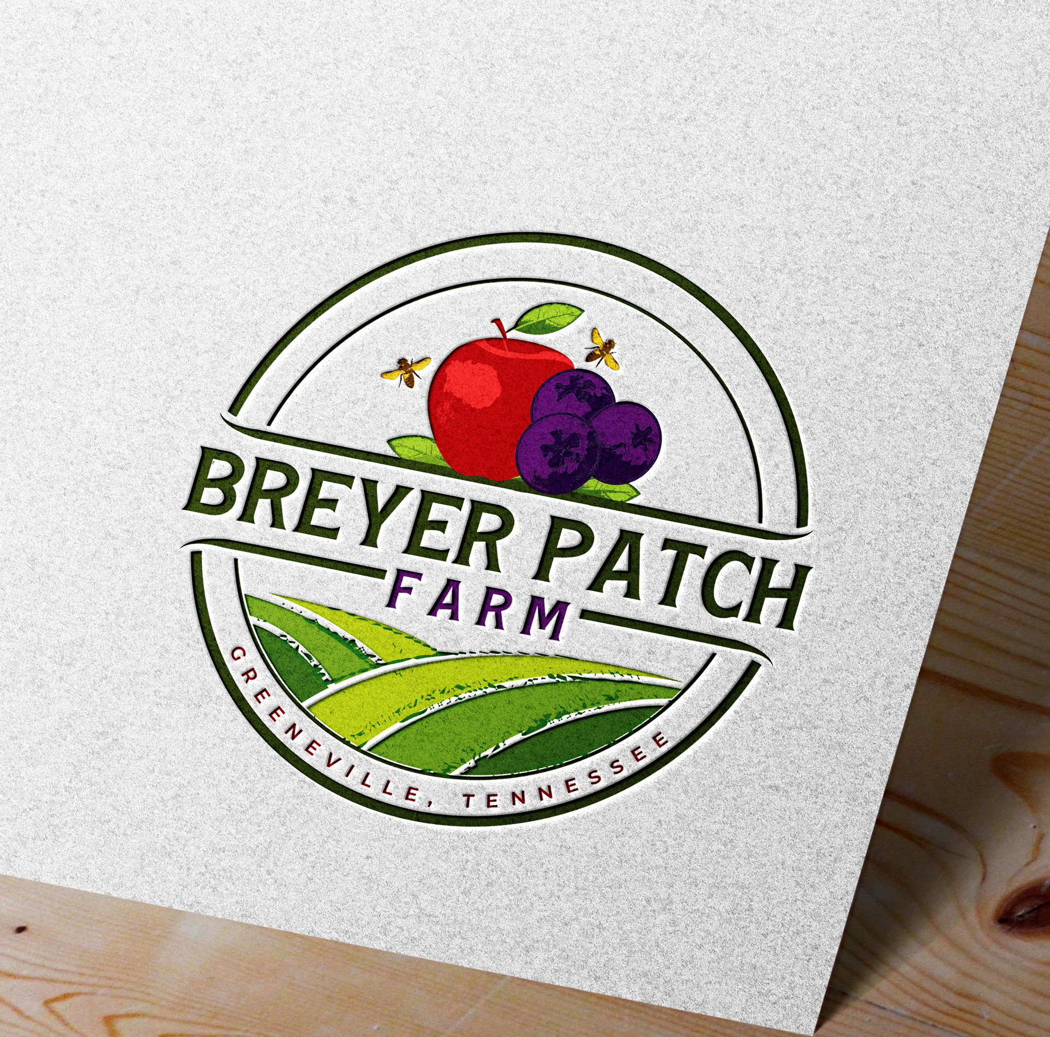 Logo-Design von Aaaron für Breyer Patch Farm | Design: #28071691