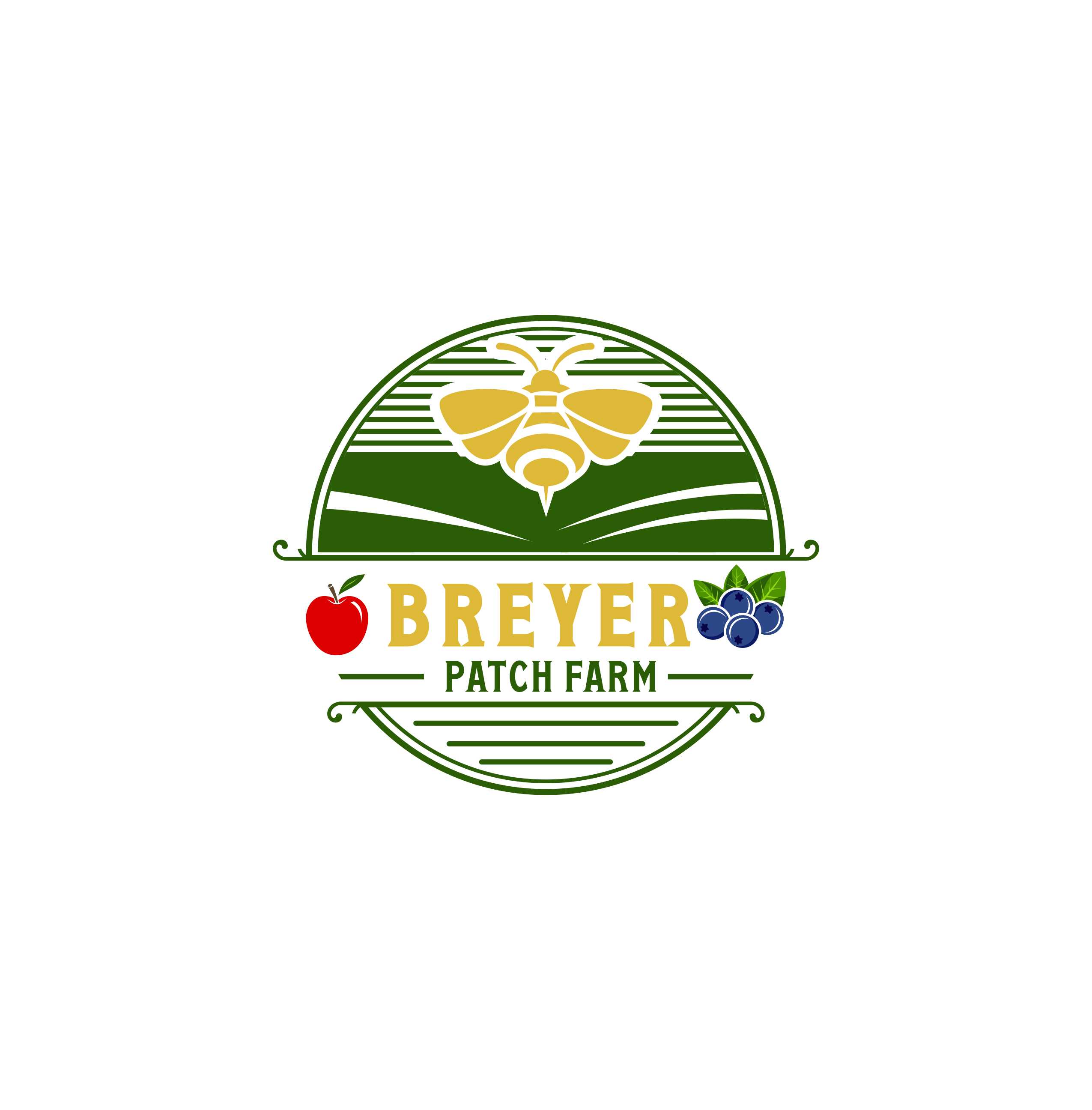 Logo-Design von ERLANDO RONTE RDJ für Breyer Patch Farm | Design #28068357