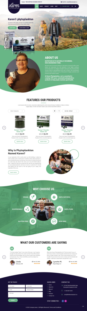 Diseño Web por pb para Phytoplankton Solutions Inc | Diseño: #28071508