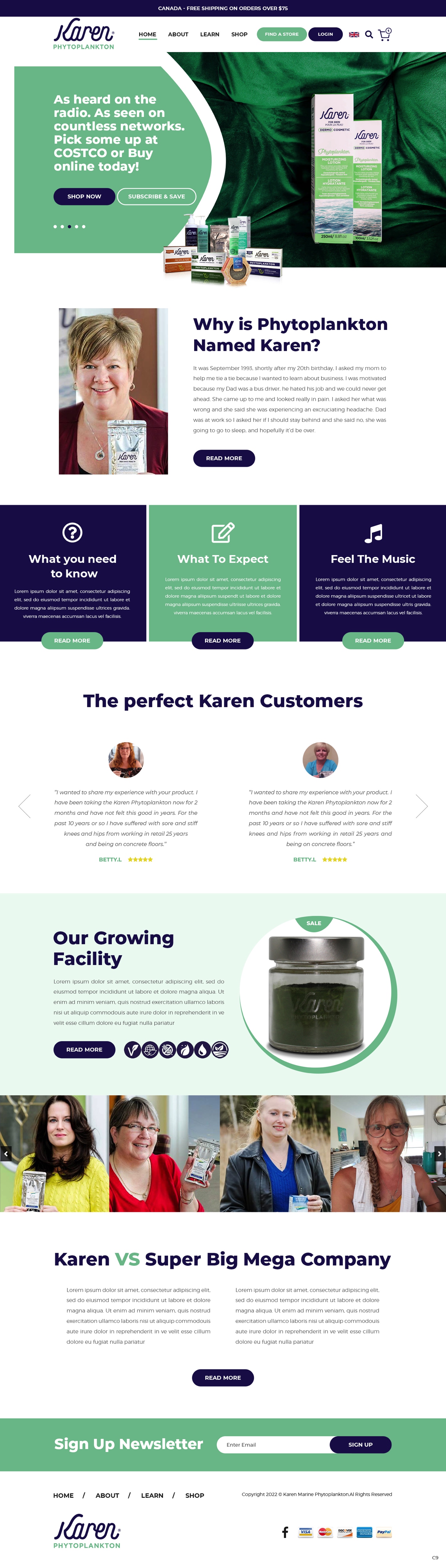 Diseño Web por pb para Phytoplankton Solutions Inc | Diseño #28071511