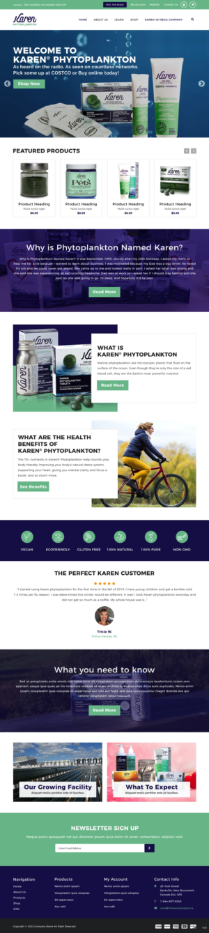 Diseño Web por pb para Phytoplankton Solutions Inc | Diseño: #28071513