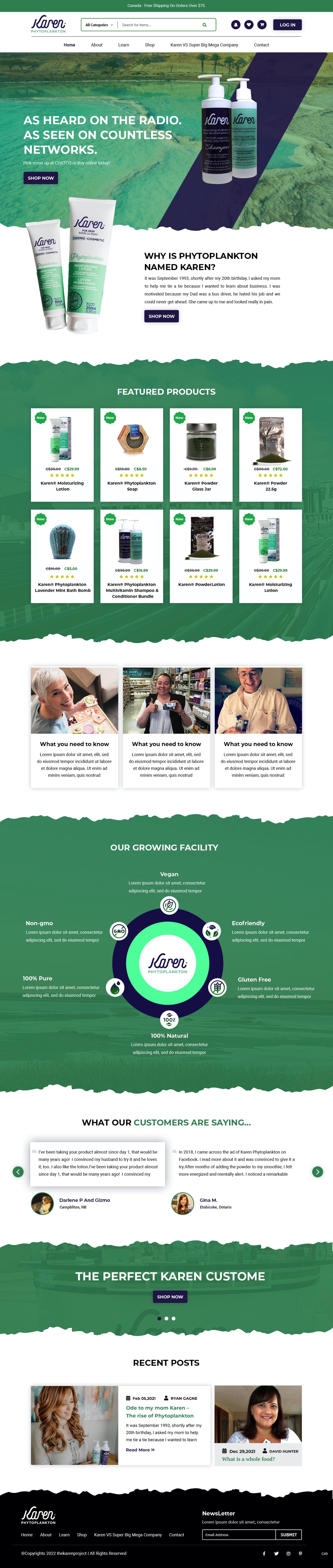 Web Design by pb for Phytoplankton Solutions Inc | Design #28071514