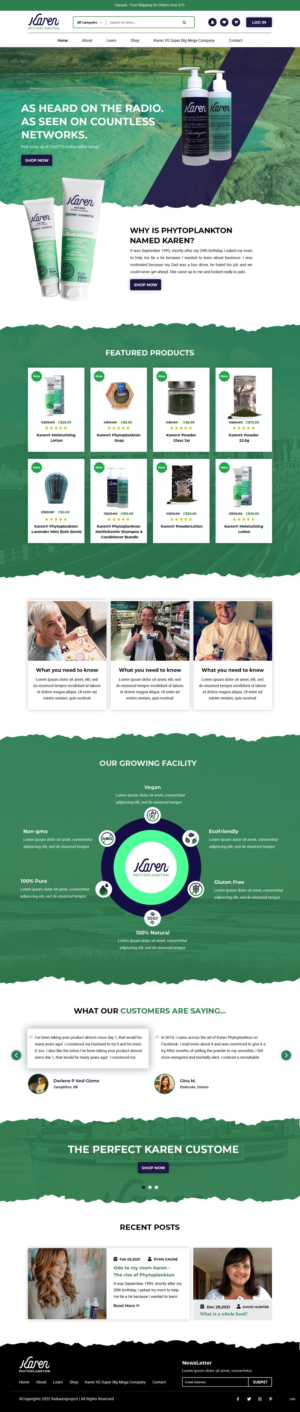 Diseño Web por pb para Phytoplankton Solutions Inc | Diseño: #28071514