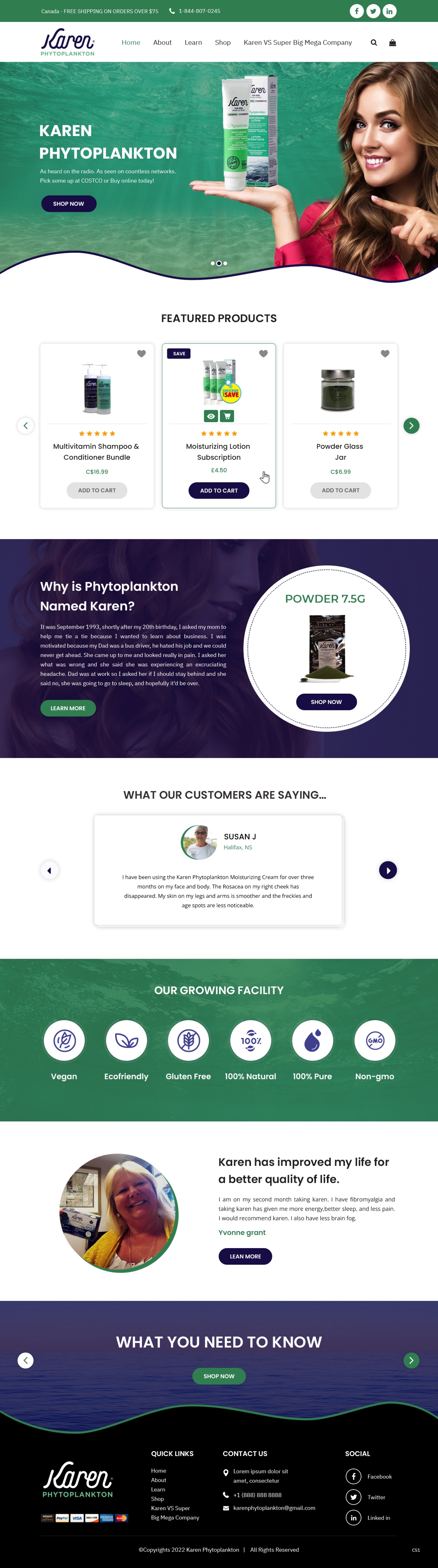 Web Design par pb pour Phytoplankton Solutions Inc | Design #28081187
