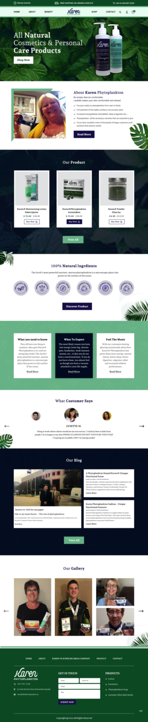 Diseño Web por pb para Phytoplankton Solutions Inc | Diseño: #28081188