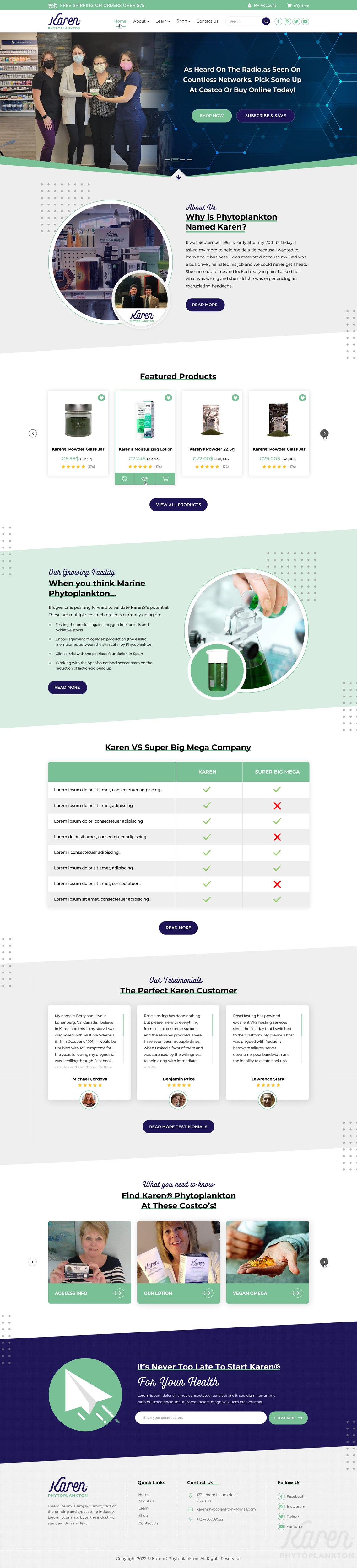 Diseño Web por Sbss para Phytoplankton Solutions Inc | Diseño #28103288