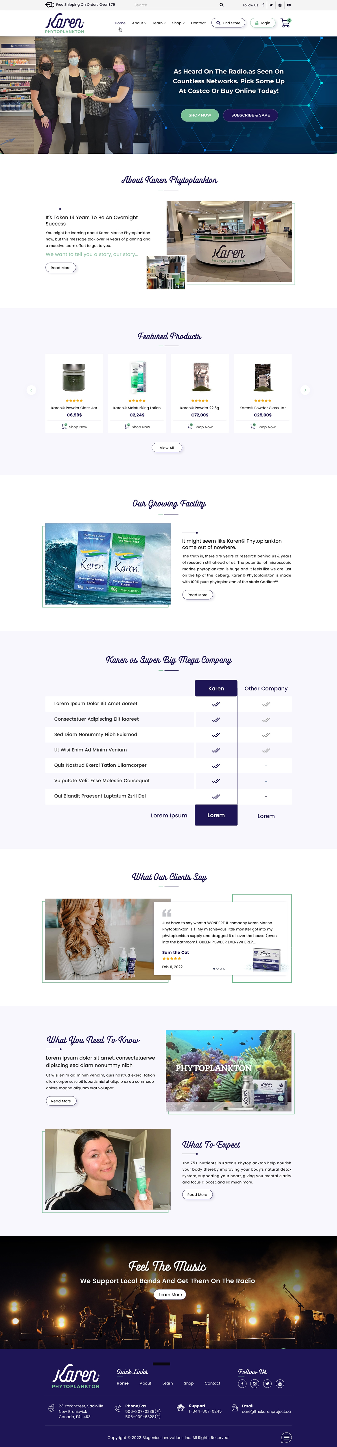 Diseño Web por Sbss para Phytoplankton Solutions Inc | Diseño #28103978