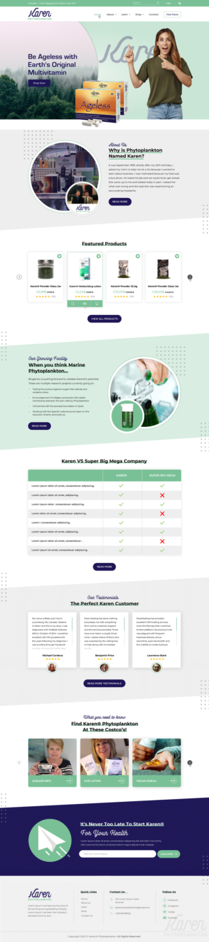 Web Design by Sbss for Phytoplankton Solutions Inc | Design: #28103981