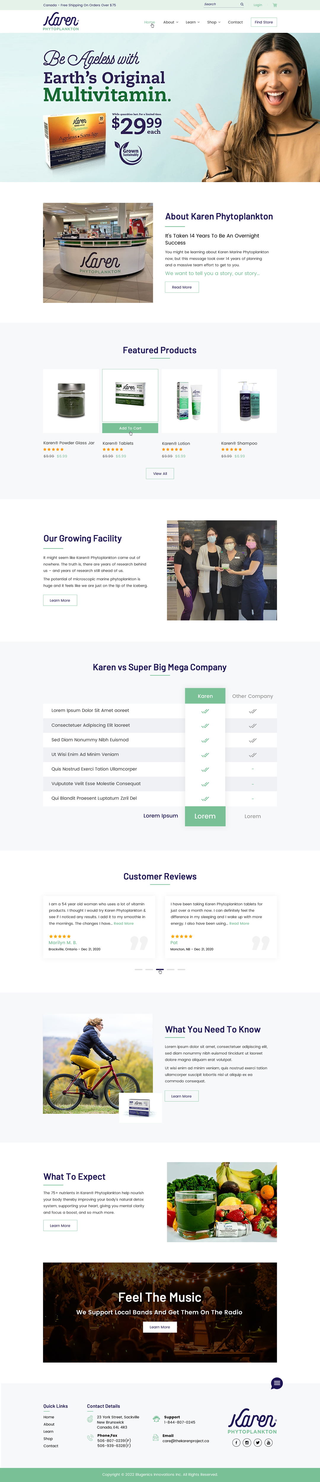 Web Design par Sbss pour Phytoplankton Solutions Inc | Design #28107287